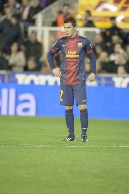 İspanya Ligi maç sırasında David villa