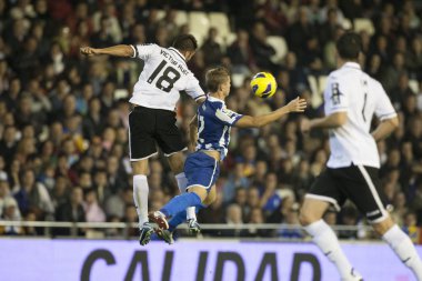 İspanyol futbol ligi maç sırasında oyuncular