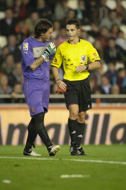 İspanyol futbol ligi maç sırasında oyuncular