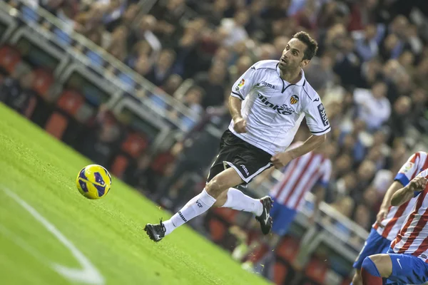 Jonas durante el partido de Copa de España — Foto de Stock