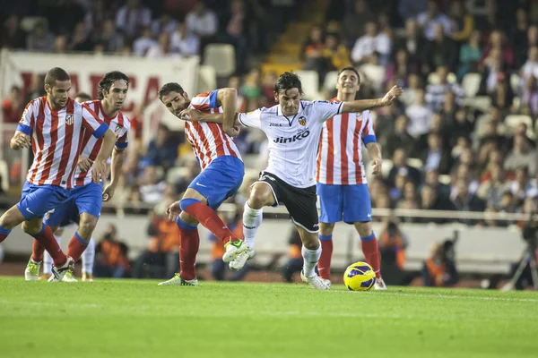 Tino Costa con balón durante el partido de la Copa de España — Foto de Stock