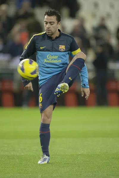 Xavi hernandez İspanya Ligi maç sırasında