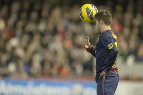 Jordi Alba durante o jogo da Liga Espanhola — Fotografia de Stock