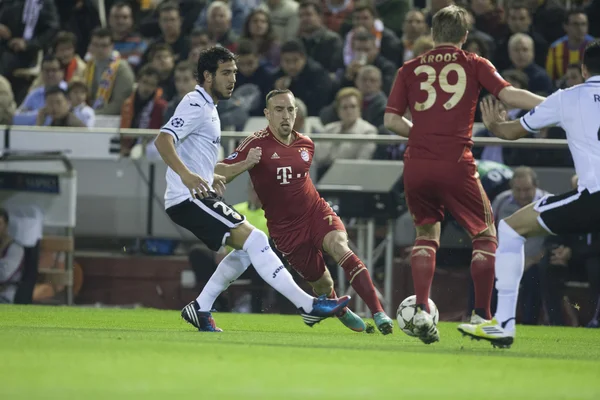 Franck Ribery durante o jogo da Liga dos Campeões da UEFA — Fotografia de Stock