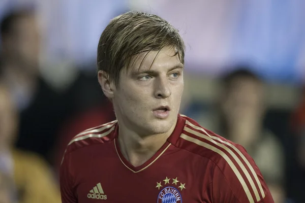 Toni kroos podczas meczu Ligi Mistrzów uefa — Zdjęcie stockowe