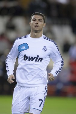 Cristiano ronaldo İspanyol futbol ligi maç sırasında