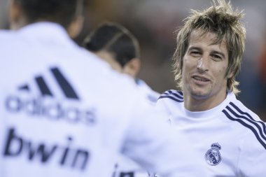 Fabio Coentrão İspanyol futbol ligi maç sırasında