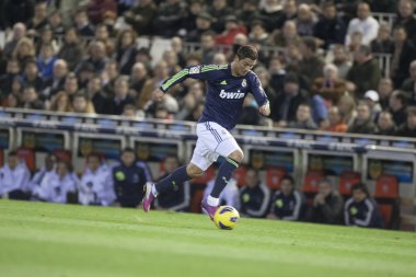 Cristiano ronaldo İspanyol futbol ligi maç sırasında