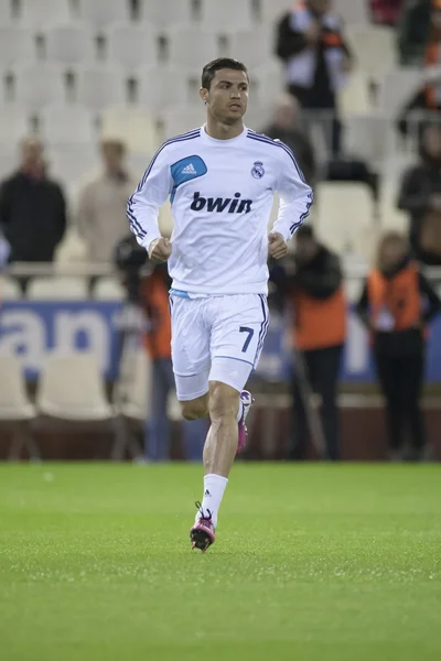 Cristiano ronaldo podczas meczu ligi hiszpańskiej piłki nożnej — Zdjęcie stockowe