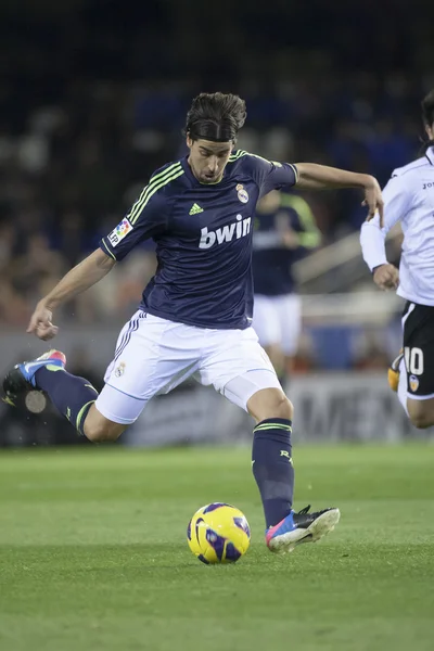 Khedira tijdens Spaanse soccer league wedstrijd — Stockfoto