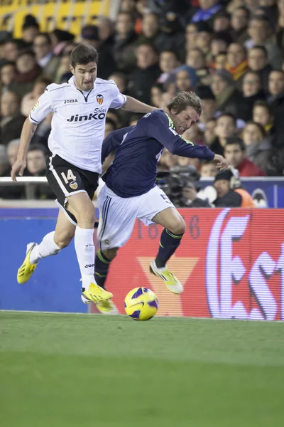 Barragan and Coentrao — Stock Photo, Image