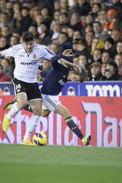 Barragan and Coentrao — Stock Photo, Image