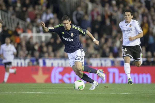 Di Maria com bola — Fotografia de Stock