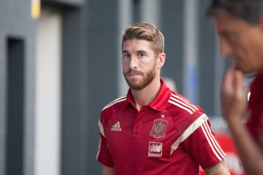 National Spain football player Sergio Ramos clipart