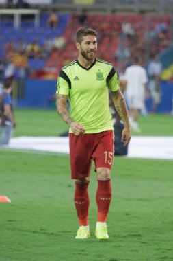Maçtan önce ısınma sergio ramos
