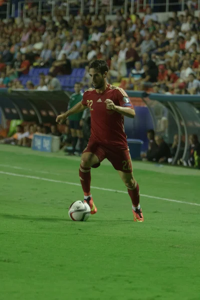 Midfielder Isco with a ball — Stock Photo, Image