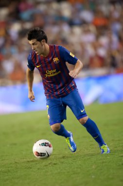 David Villa içinde hareket