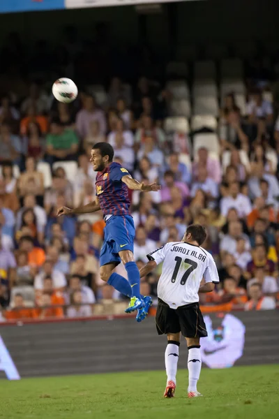 Alves et Alba en action — Photo