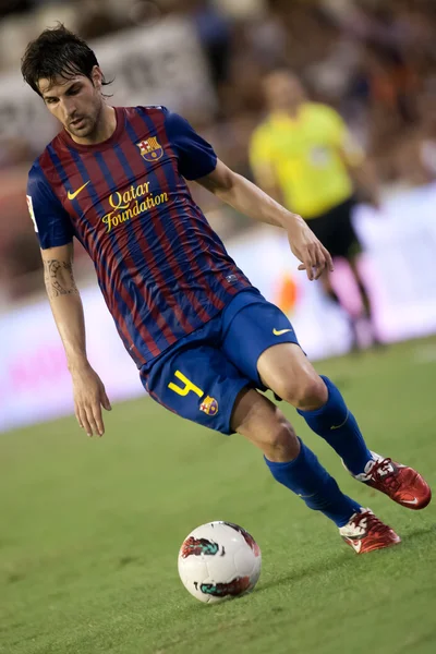 Cesc Fabregas in action — Stock Photo, Image