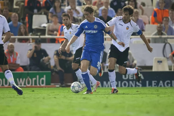 Fernando Torres in action — Stock Photo, Image