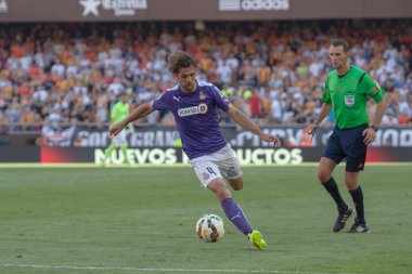 RCD espanyol oyuncu victor içinde hareket