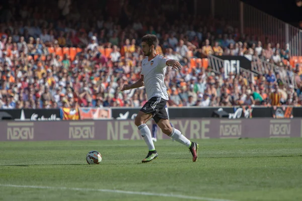 Jogador de Valencia Andre Gomes em ação — Fotografia de Stock