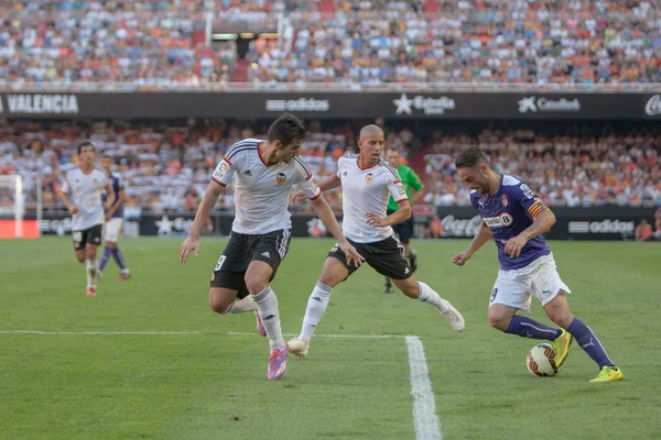 RCD espanyol spelare sergio garcia i aktion — Stockfoto