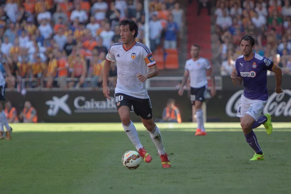 Valencia jugador Parejo en acción — Foto de Stock