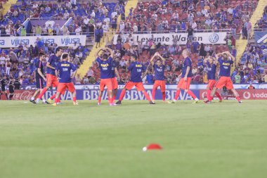 barcelona oyuncular Isınma