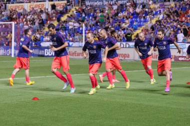 barcelona oyuncular Isınma