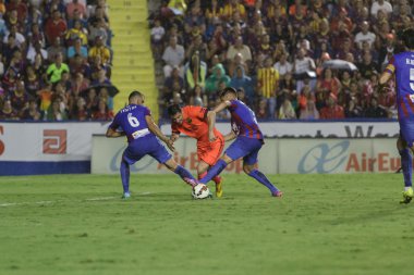 Messi Barcelona içinde hareket