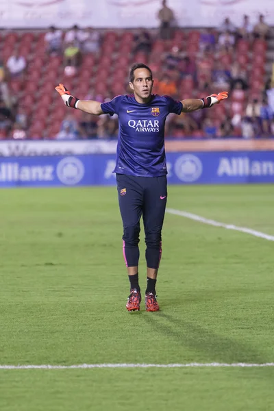 C. Bravo of Barcelona warming up — Stock Photo, Image