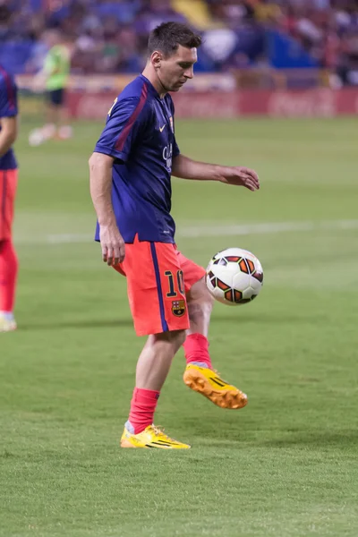 Messi en acción — Foto de Stock