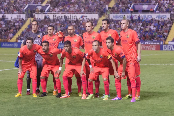 Equipa Barcelona — Fotografia de Stock