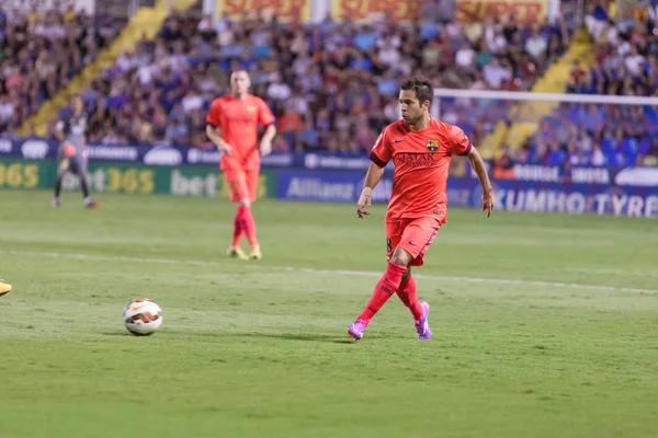 Jordi alba Barcelona içinde hareket — Stok fotoğraf