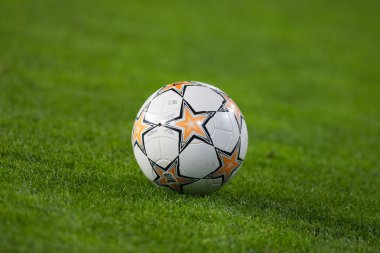 Topu Valencia ve Schalke 04 arasında Uefa Şampiyonlar Ligi maç sırasında