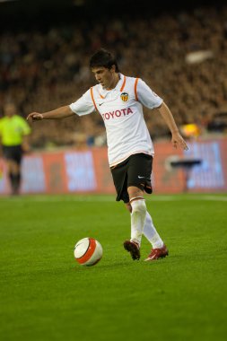 David Villa içinde hareket