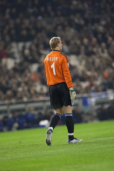 Manuel Neuer under spelet — Stockfoto