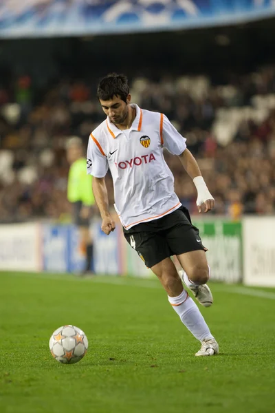 UEFA Champions League partido entre Valencia y Schalke 04 — Foto de Stock