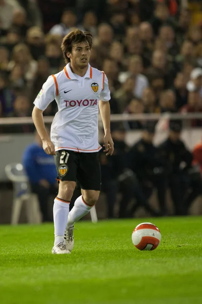 David Silva in action — Stock Photo, Image