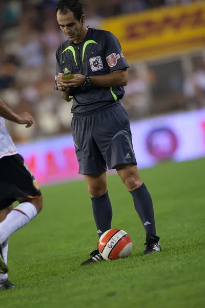 Arbitro durante la partita — Foto Stock