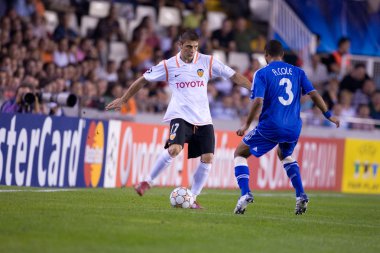 Joaquin (L) ve Ashley Cole (R) eylem