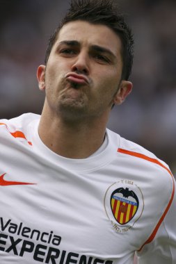 Oyun sırasında David Villa