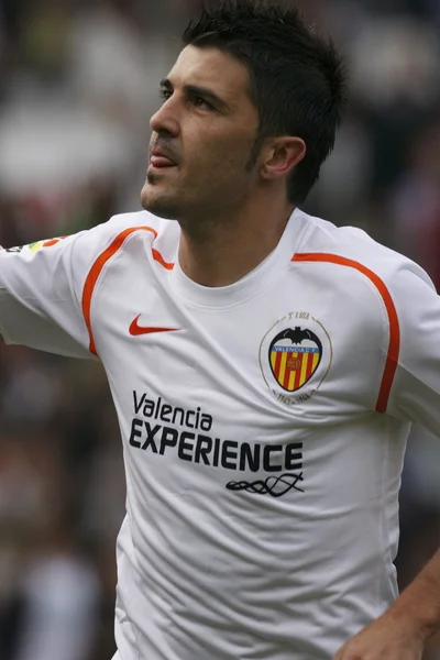 David Villa during the game — Stock Photo, Image