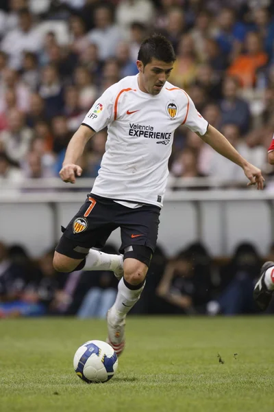 David Villa in action — Stock Photo, Image