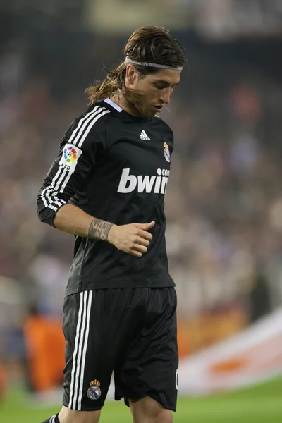 Sergio Ramos during the game — Stock Photo, Image