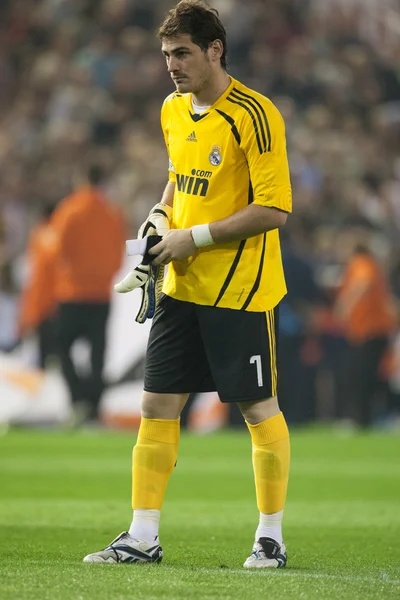 Iker Casillas durante el partido — Foto de Stock