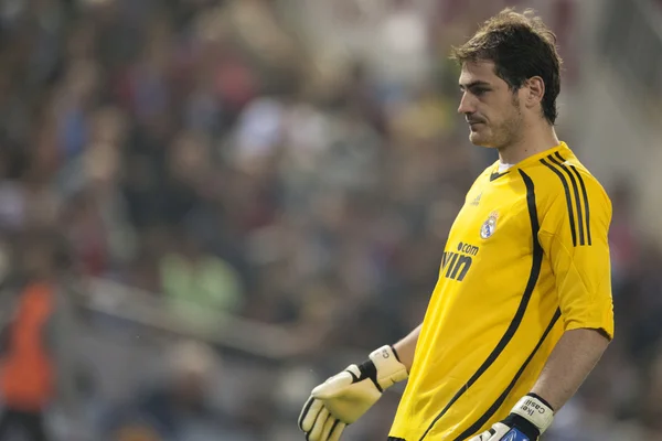 在比赛期间 Iker Casillas — 图库照片