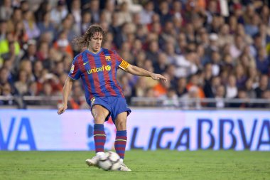 Carles Puyol in action