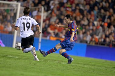 Lionel Andres Messi Pablo karşı eylem